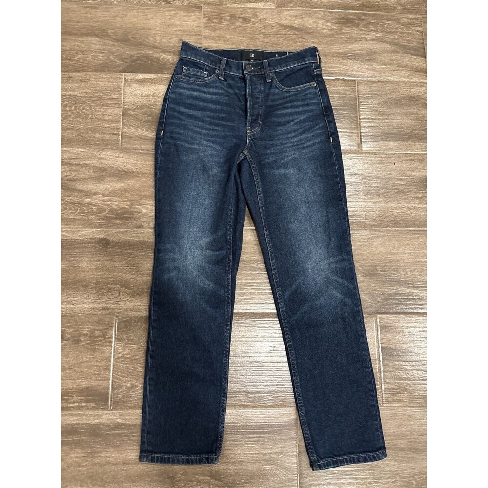 Banana Republic The Straight J Women's  Sz 26  Dark Wash Jeans  Buttonfly